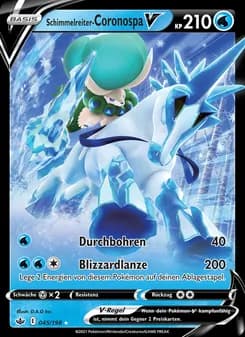 Schimmelreiter-Coronospa V card in German