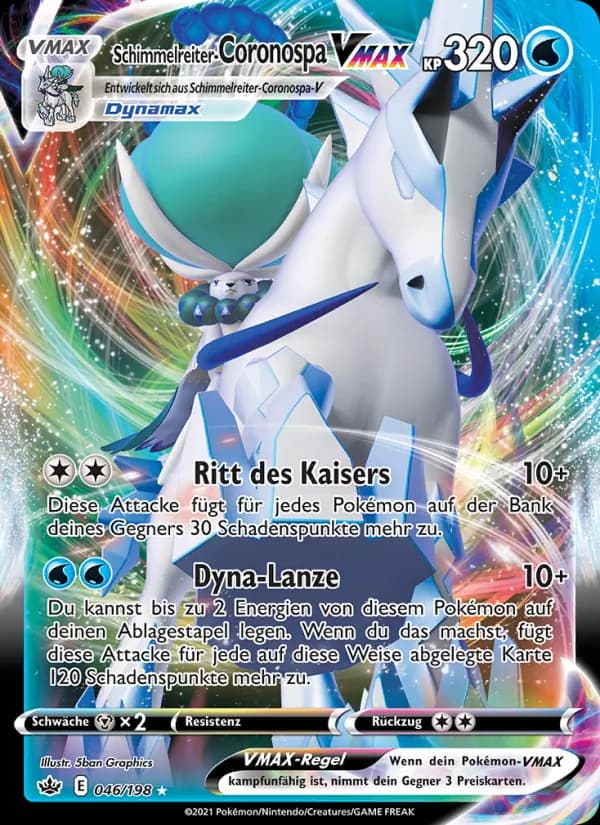 Schimmelreiter-Coronospa VMAX card in German