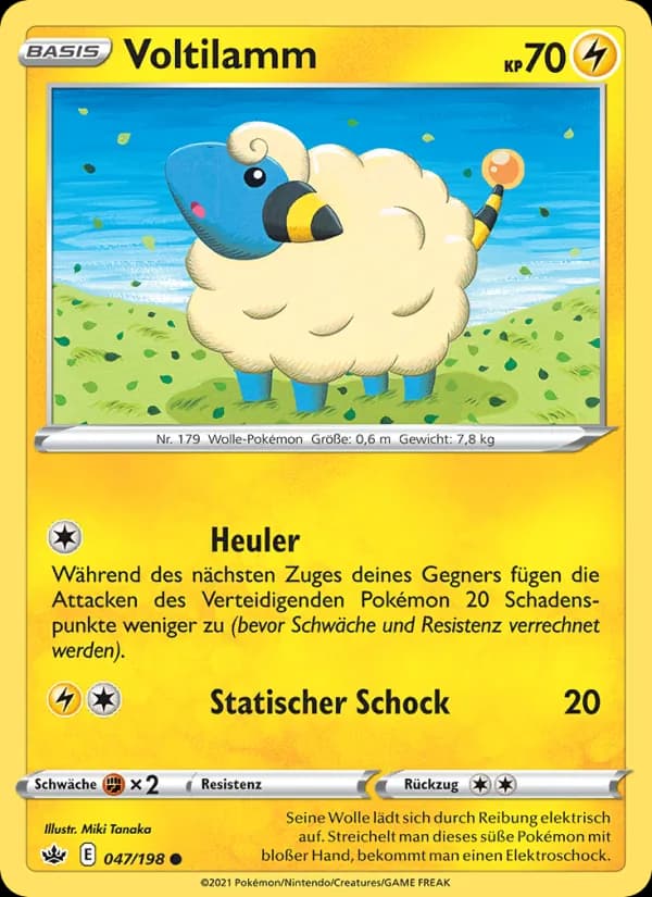 Voltilamm card in German
