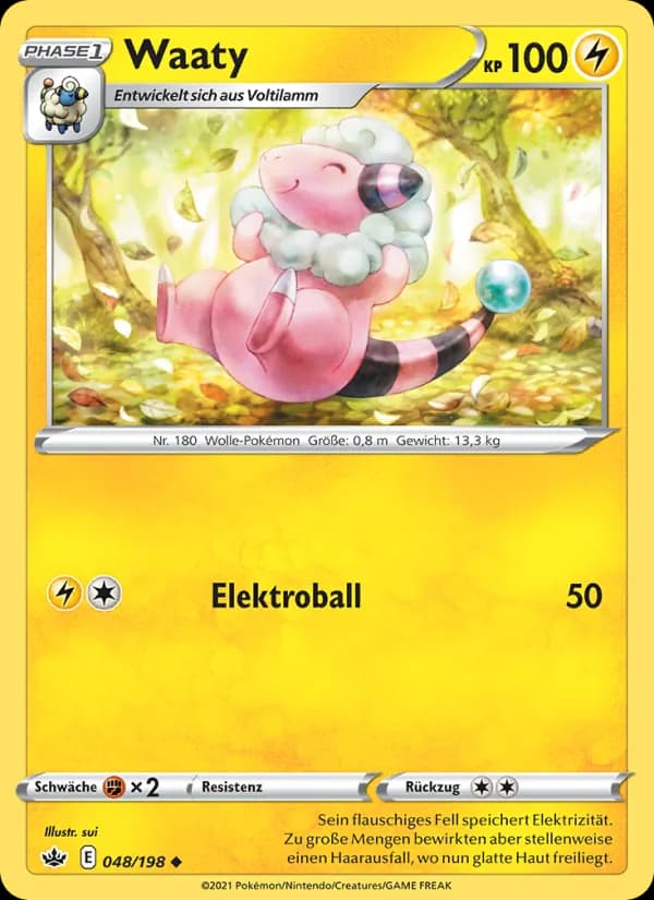 Waaty card in German