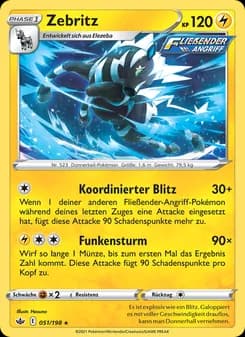 Zebritz card in German