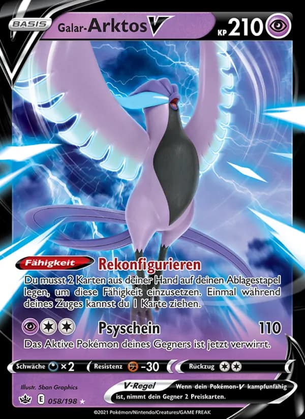 Galar-Arktos V card in German