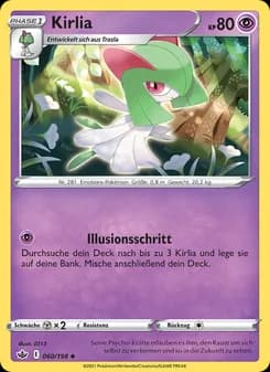 Kirlia card in German