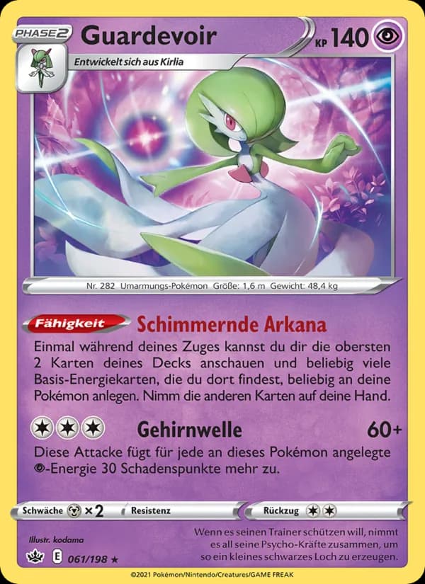 Guardevoir card in German