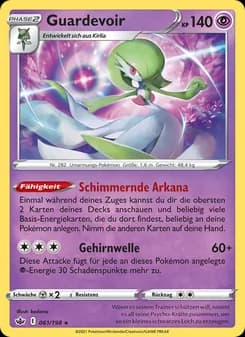 Guardevoir card in German