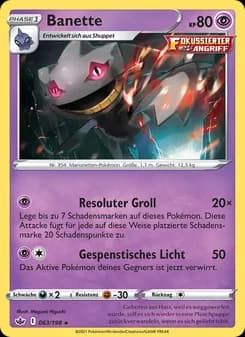 Banette card in German