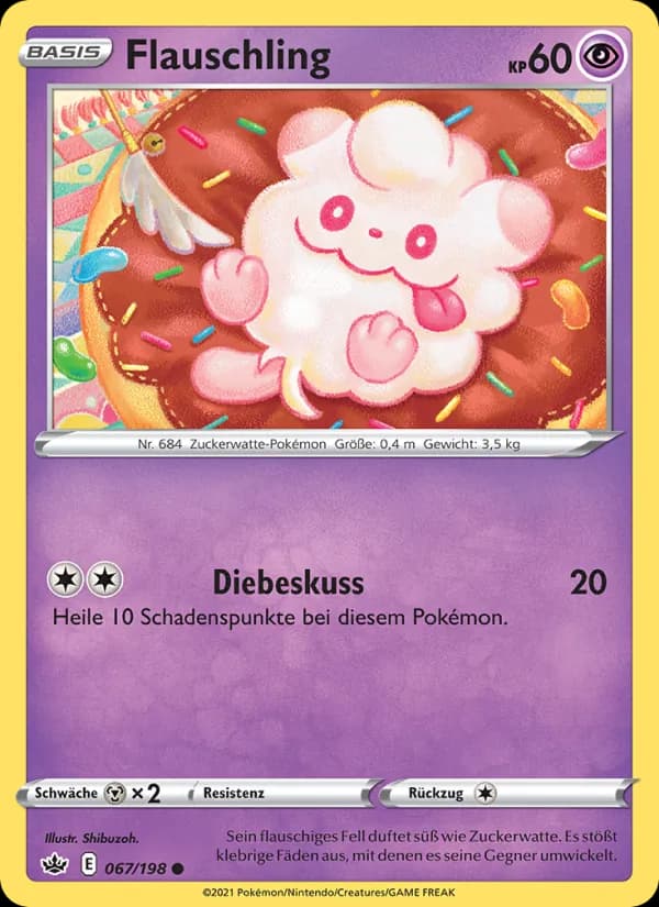 Flauschling card in German