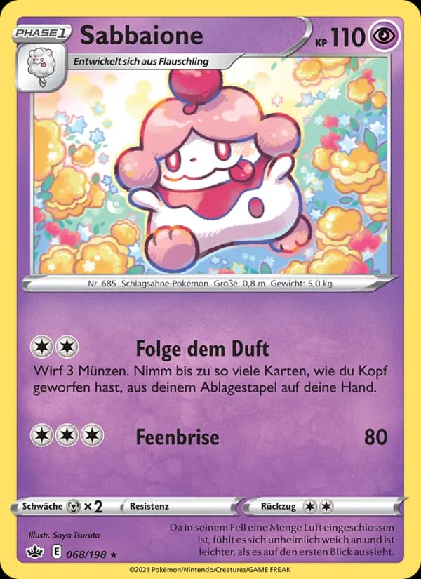 Sabbaione card in German
