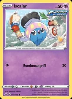 Iscalar card in German