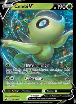 Celebi V card in German