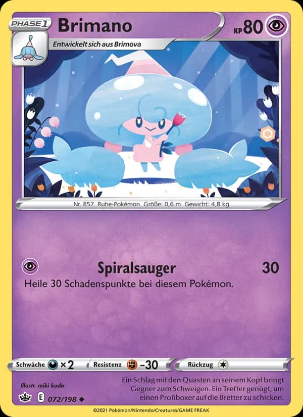 Brimano card in German