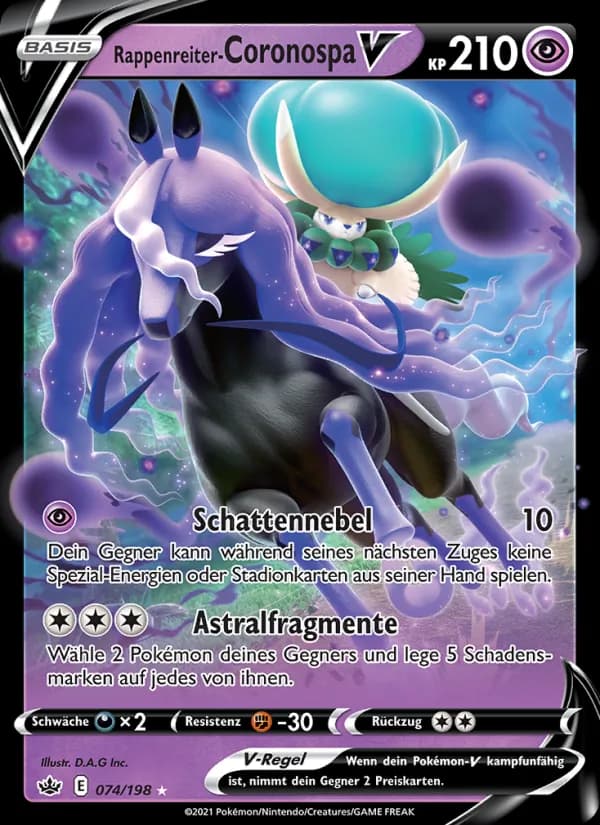 Rappenreiter-Coronospa V card in German