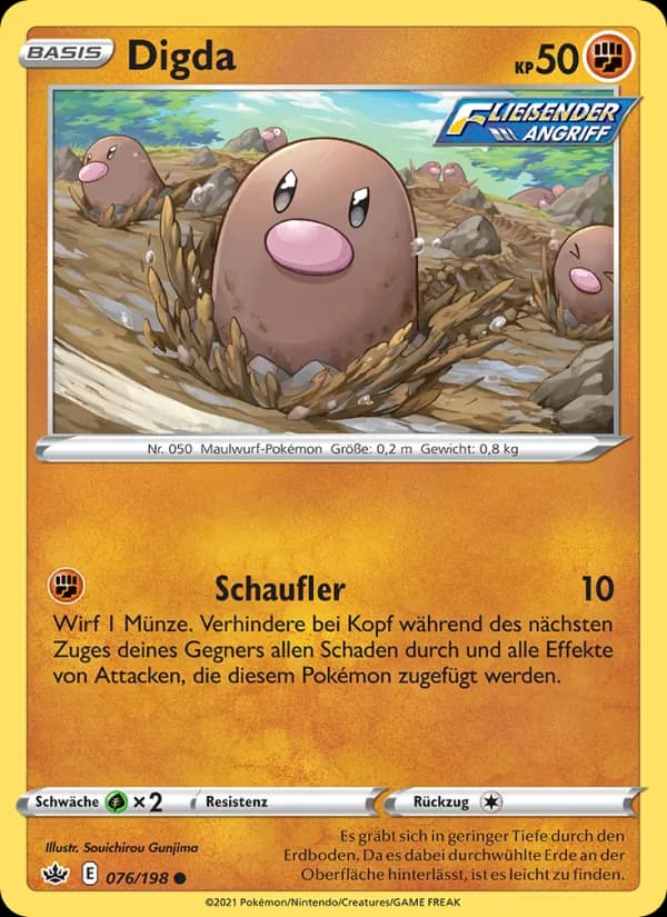 Digda card in German