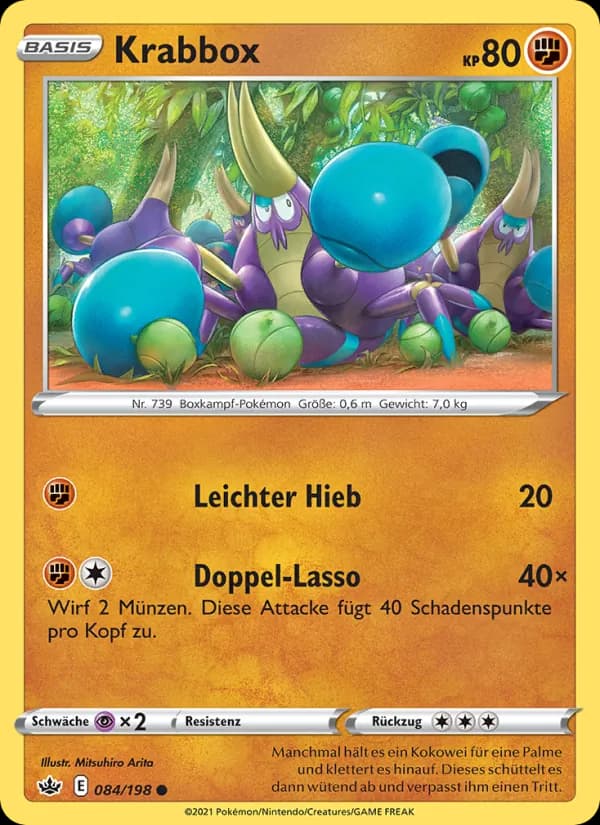 Krabbox card in German