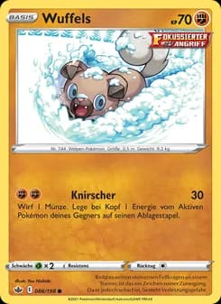 Wuffels card in German