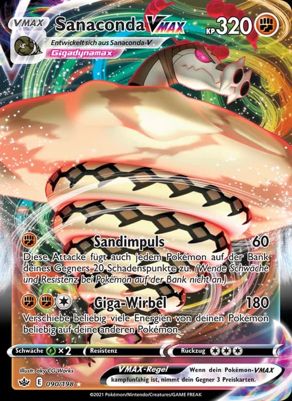 Sanaconda VMAX card in German