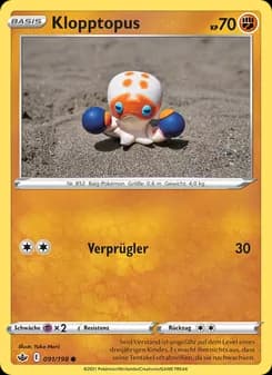 Klopptopus card in German