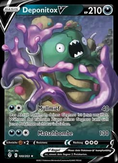 Deponitox V card in German