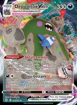 Deponitox VMAX card in German