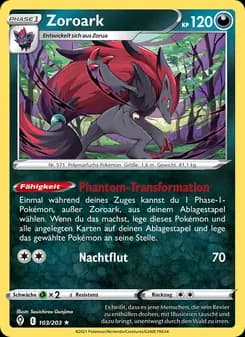 Zoroark card in German