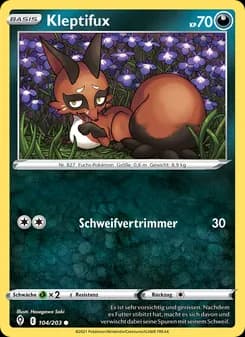 Kleptifux card in German
