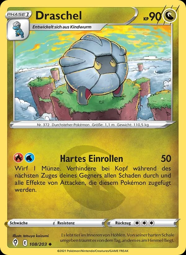Draschel card in German