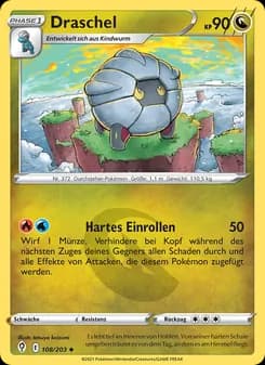Draschel card in German