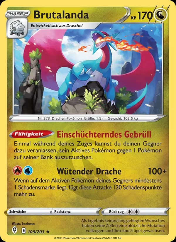 Brutalanda card in German
