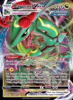 Rayquaza VMAX card in German
