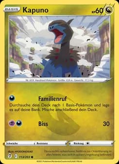 Kapuno card in German