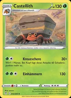 Castellith card in German