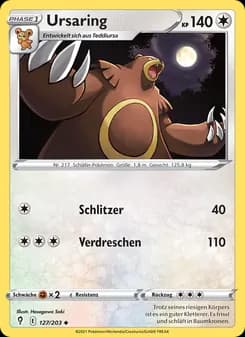 Ursaring card in German