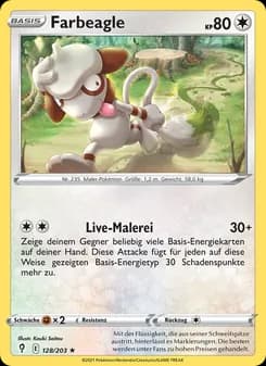 Farbeagle card in German