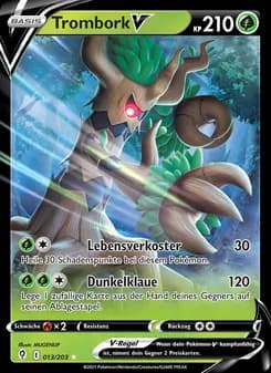 Trombork V card in German