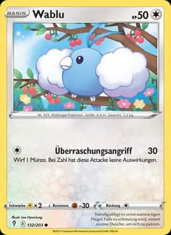 Wablu card in German