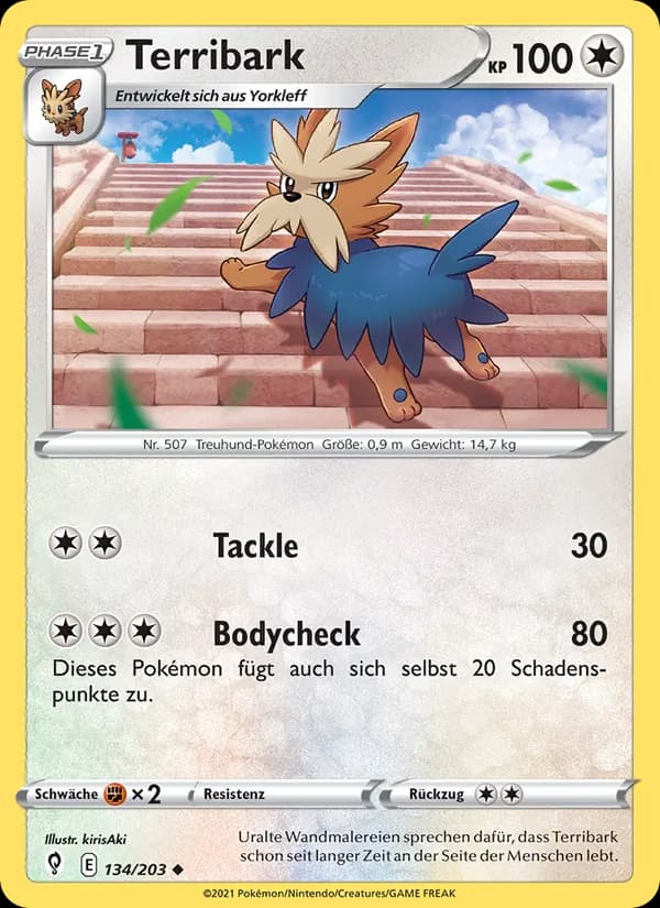 Terribark card in German