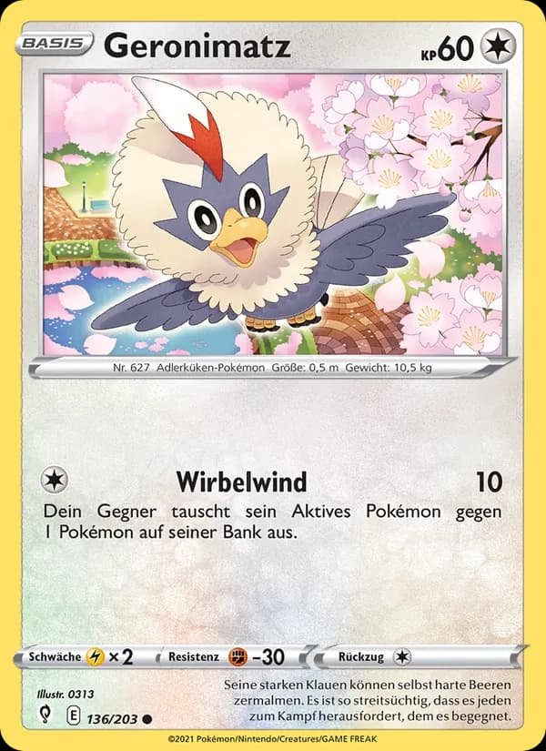 Geronimatz card in German