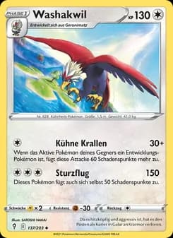 Washakwil card in German