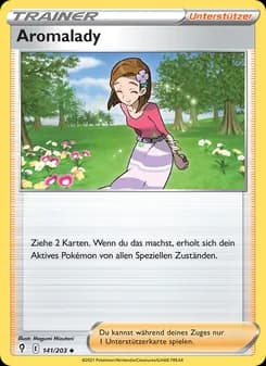 Aromalady card in German
