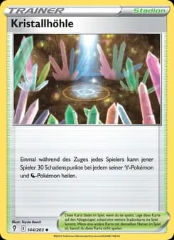 Kristallhöhle card in German