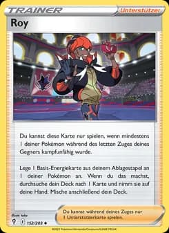 Roy card in German