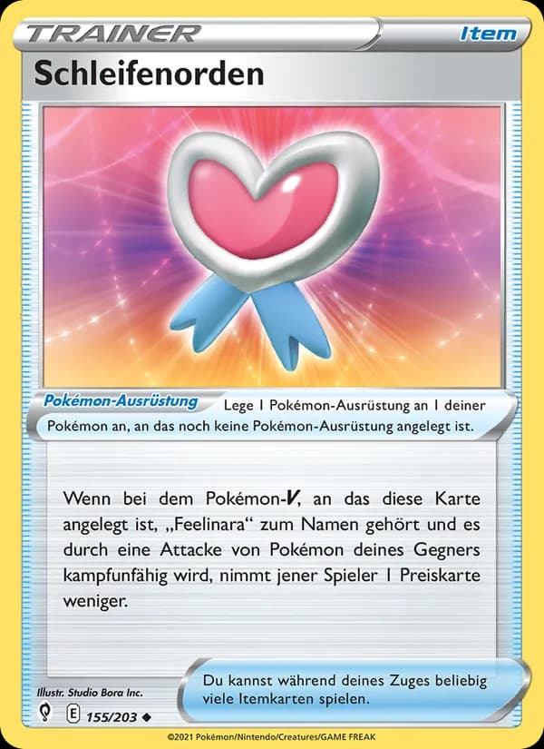 Schleifenorden card in German