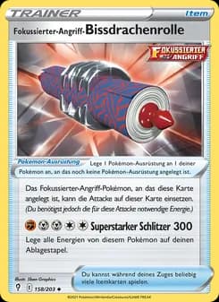 Fokussierter-Angriff-Bissdrachenrolle card in German