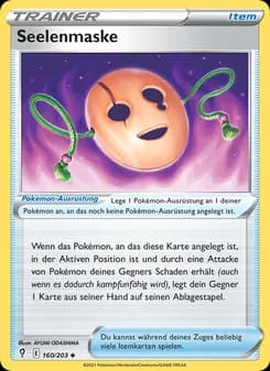 Seelenmaske card in German