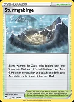 Sturmgebirge card in German