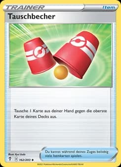 Tauschbecher card in German