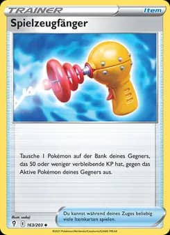 Spielzeugfänger card in German