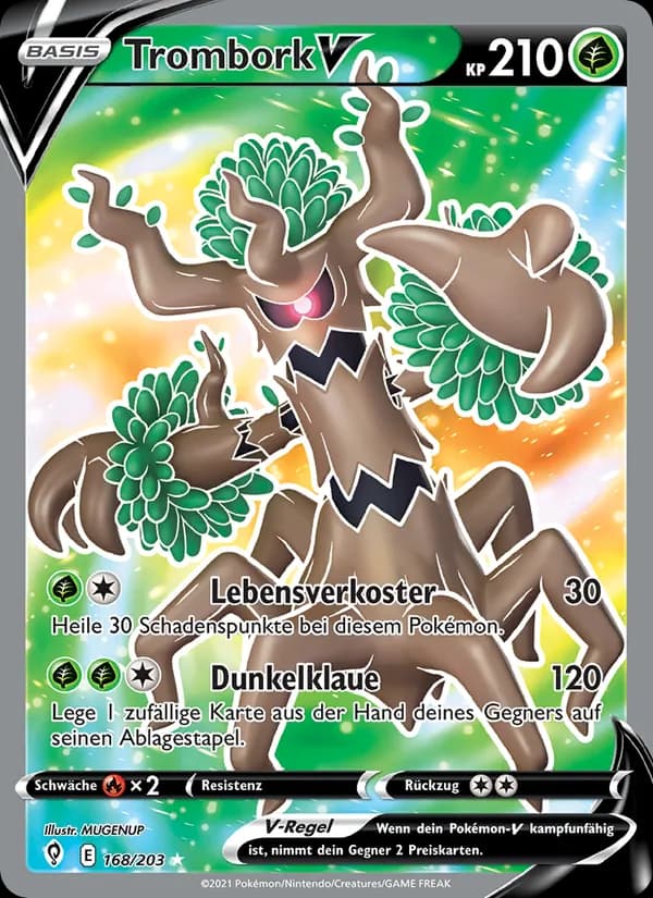 Trombork V card in German