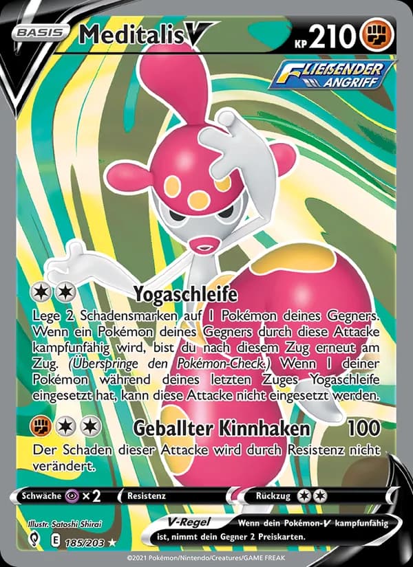 Meditalis V card in German