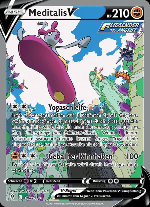 Meditalis V card in German